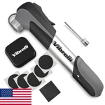 Vibrelli Mini Pump - Presta & Schrader 120 Psi For Road Mountain Bikes. Fixed Price $29.98.