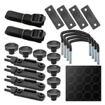 Gaolaosy 4PCS Roof Box U-bolt Clamps, Universal Car 3.8 2.6 Inch, Black. Fixed Price $29.20.
