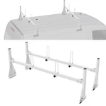 Vevor Trailer Ladder Rack Van Roof 600 Lbs 56.7-63 Inch Adjustable. Fixed Price $86.99.