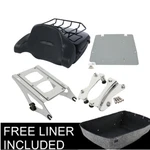Chopped Trunk Mount Rack Docking Kit Fit Plate For Harley Touring 14-25 Tcmt. Fixed Price $354.50.