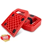 Hoxwell 6.5" Jack Pads Rv Stabilizer Camper 4 Pack Red. Fixed Price $34.99.