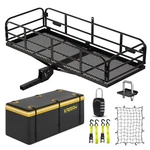 Kairay 500 Lbs Heavy Duty Hitch Mount Cargo Carrier 60"X24"X14.4" Folding Rea.... Fixed Price $373.85.