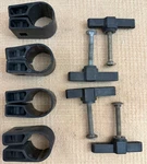Set X Yakima Non-snar Mount Wrap Around 1/4" Bolt Wing Nut. Fixed Price $14.95.
