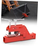 2025 New Upgraded Red Trailer Hitch, Clamp-on Tractor Bucket 2". Fixed Price $82.85.