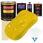 Electric Yellow Gallon Urethane Basecoat Clearcoat Car Auto Paint Fast Kit. Fixed Price $353.99.