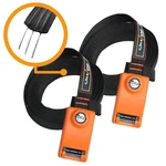 Lockable Tie Down Strap With 3 Stainless Steel Cables 'no Scratch' Silicone B.... Fixed Price $59.39.