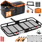 Mockins 60"X20"X6" Rear Hitch Cargo Carrier Set Folding Rack. Fixed Price $259.99.