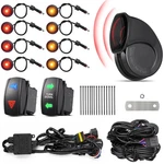 Ehaho Atv Utv Turn Signal Kit With 110D Horn Pre-wired Plug & Play Sxs Ut.... Fixed Price $90.71.