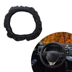 Flygun Car Steering Wheel Cover, 14.96IN Waterproof Pc, Black & Red. Fixed Price $10.96.
