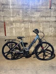 New Hyper 700C E-ride City Electric Bike 36V Mid-drive, Disc Brakes, Rear Rack. Fixed Price $499.99.
