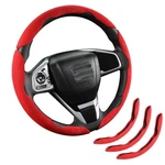 Incmad Premium Suede Car Steering Wheel Cover, Non-slip Segmented, Suitable For. Fixed Price $42.34.