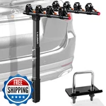 Ikuram 4-BIKE Rack Hitch Mount Carrier Double Foldable For Truck Suv. Fixed Price $110.98.