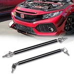 2PCS Adjustable Splitter Strut Rods Front Lip Bumper 10"-13" Black. Fixed Price $24.75.