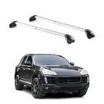 For Porsche Cayenne 2003-2010 Omac G004789 Gray Raised Roof Rails Cross Bars. Fixed Price $129.99.