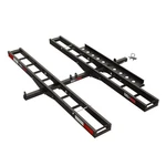 Black Widow Double Motorcycle Bike Hitch Carrier With Loading Ramp, 600 Lb Cap,. Fixed Price $364.99.