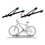 2PCS Pro Bike Carrier Roof Mount Black Alu Bicycle Rack Cycling Truck Suv. Fixed Price $249.99.