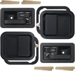 Exterior & Interior Door Handles W/keepers Jeep Wrangler Yj Tj 1991-2002. Fixed Price $49.23.