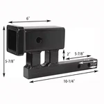 Maxxhaul Hitch Adapter 1.25 To Inch Riser Drop Receiver For Bike Rack Cargo. Fixed Price $47.11.