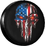 American Flag Skull Patriotic Spare Tire 14 Inch For Diameter 23-27, Style 6. Fixed Price $25.63.