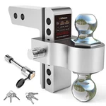 Vullteeon Drop Hitch- Adjustable Trailer For 2 Inch Receiver, 6 Silver. Fixed Price $209.48.