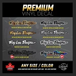 Troy Lee Designs Gloss Printed Vinyl Decal Sticker 2-24", Moto Bike Bmx Truck. Fixed Price $49.99.