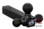 Buyers Products 1802200 Tri-ball Trailer Hitch Mount, (1 Black Solid Shank. Fixed Price $76.75.