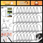 30 Pcs Heavy Duty Trailer Hitch Lock Set, 2-3/4" X 1/4" Safety Coupler Pin,. Fixed Price $35.99.