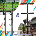 Elitewill Weedeater Trimmer Rack W/ Lock & 6 Hole Tool Landscape Trailer. Fixed Price $95.99.
