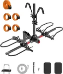 Paulinn Ebike Rack For Tow Hitch, Heavy Duty 2 Folding Bicycle Car Suv. Fixed Price $217.00.