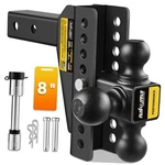 Adjustable Drop Trailer HITCH,TRI-BALL(1-7/8'', 2'', Inch. Fixed Price $168.32.