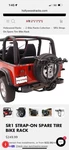 Rack - Spare Tire Mount Hollywood Brand SR1 2 Bikes. Fixed Price $179.00.