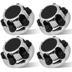 (set Of 4) Chrome Wheel Center Caps 6 Lugs Compatible With Sierra Yukon Savan.... Fixed Price $88.63.