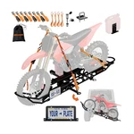 83" Tilting Motorcycle Hitch Carrier Heavy Duty 500 Lbs. Capacity Ebike Rack. Fixed Price $351.25.