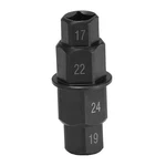 Hex Axle Tool 17MM 19MM 22MM 24MM Allen Wrench Adapter Lifetime Warranty. Fixed Price $13.95.