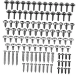 111-PIECE Interior Exterior Engine Bay Trim Screw Hardware Kit, Chrome. Fixed Price $48.62.