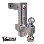 Trimax Razor 2.5" Alum Shank 10" Adj Tow Hitch Receiver & 2-5/16" Double Ball. Fixed Price $459.99.