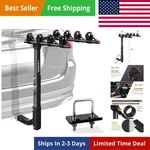 4 Bike Bicycle Carrier Racks Hitch Mount Double Foldable For Cars, .... Fixed Price $150.49.
