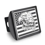 Steel Hawk Heavy Duty American Flag Stainless Trailer Hitch Cover For 2-IN. Fixed Price $39.99.