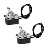 Muqida 2PCS Heavy Duty Toggle Switch, 6A/125V 3A/250V Spst Pin On/off Rocke.... Fixed Price $8.91.