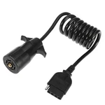 Autohaux 5FT 7 Way Round Pin Flat Trailer Wire Coiled Wiring Conne.... Fixed Price $25.32.