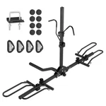 2-BIKE Rack Hitch Mount Folding Carrier Truck Suv 1.25"/2" Receiver. Fixed Price $85.99.