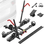 Heavy-duty Hitch Mount Rack With Ramp For 2 E-bikes, 170LBS Capacity. Fixed Price $419.99.
