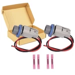 2 Set Rear License Plate Light Lamp Bulb Socket Connector Wiring Pigtail.... Fixed Price $15.99.
