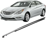 Chrome Front Left Driver Side Fender Garnish Molding Trim Replacement For Sonata. Fixed Price $41.99.