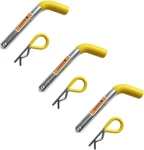 Maxxhaul 50565 Trailer Hitch Pin & Clip 3 Pack, 5/8" Diameter Fits 2" Receiver. Fixed Price $17.99.