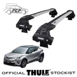 Thule Wingbar Edge Silver Roof Bars Set Fit Toyota C-hr 16-23 Pair. Fixed Price $432.26.