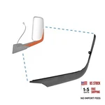 Sepey Black Door Mirror Arm Cover For 2018-ON Freightliner New Cascadia, Left. Fixed Price $45.69.