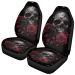 Printed Car Seat Covers Washable Protector For Women Air Skull Rose. Fixed Price $43.04.
