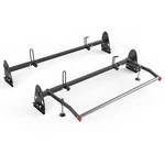 Aa-racks Model RX27 Fullsize Steel Two-bar Van Ladder Roof With Rear Cargo. Fixed Price $155.94.