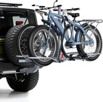 E-bike Hitch Rack Foldable 2-BIKE Carrier, Quick Release, Wobble Free. Fixed Price $283.99.